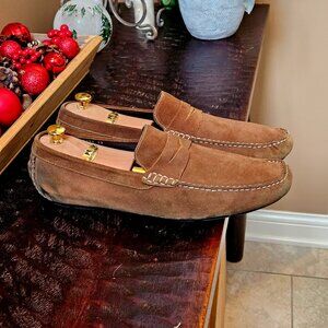 To Boot New York Men's Suede Loafers, Brown, Sz 12   Made in Italy